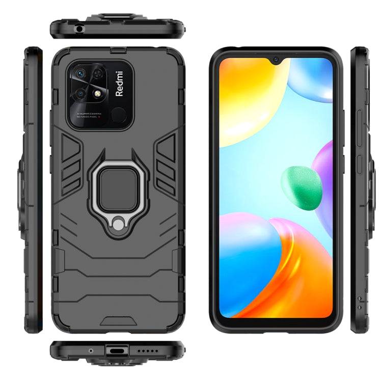 Custodia antiurto per PC + TPU con supporto per anello magnetico, For Xiaomi Redmi 10C, For Xiaomi Redmi Note 11E 5G