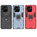 Custodia antiurto per PC + TPU con supporto per anello magnetico, For Xiaomi Redmi 10C, For Xiaomi Redmi Note 11E 5G