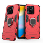 Custodia antiurto per PC + TPU con supporto per anello magnetico, For Xiaomi Redmi 10C, For Xiaomi Redmi Note 11E 5G
