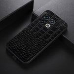 Custodia per telefono in pelle di vacchetta di coccodrillo, For OnePlus 10 Pro 5G, For OnePlus Nord CE 2 5G