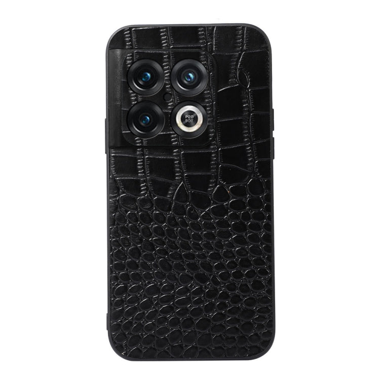 Custodia per telefono in pelle di vacchetta di coccodrillo, For OnePlus 10 Pro 5G, For OnePlus Nord CE 2 5G