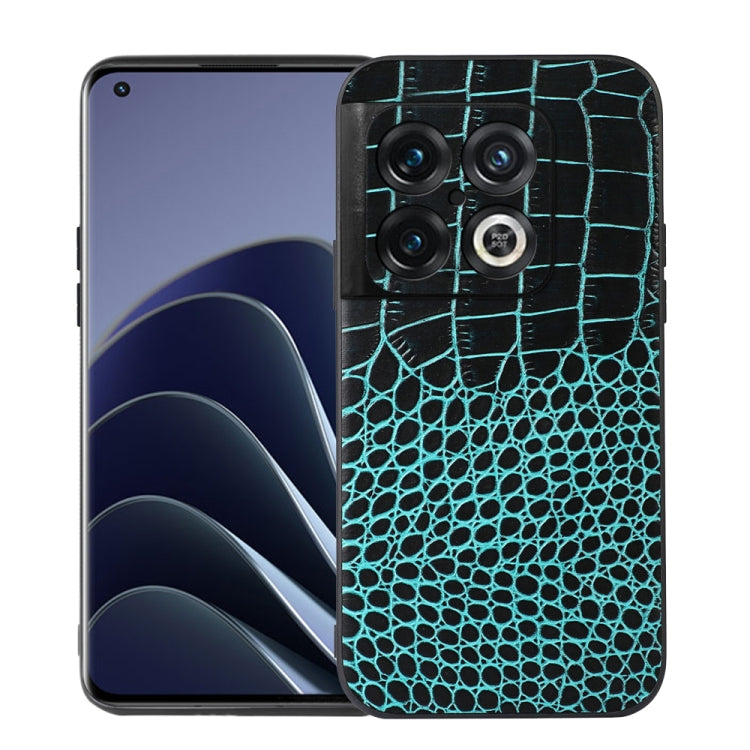 Custodia per telefono in pelle di vacchetta di coccodrillo, For OnePlus 10 Pro 5G, For OnePlus Nord CE 2 5G