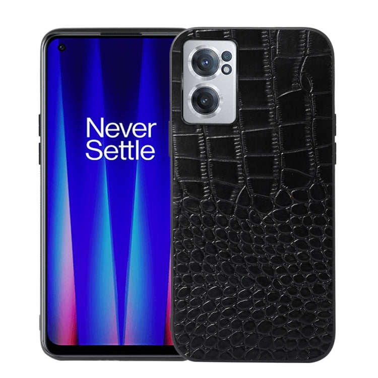 Custodia per telefono in pelle di vacchetta di coccodrillo, For OnePlus 10 Pro 5G, For OnePlus Nord CE 2 5G