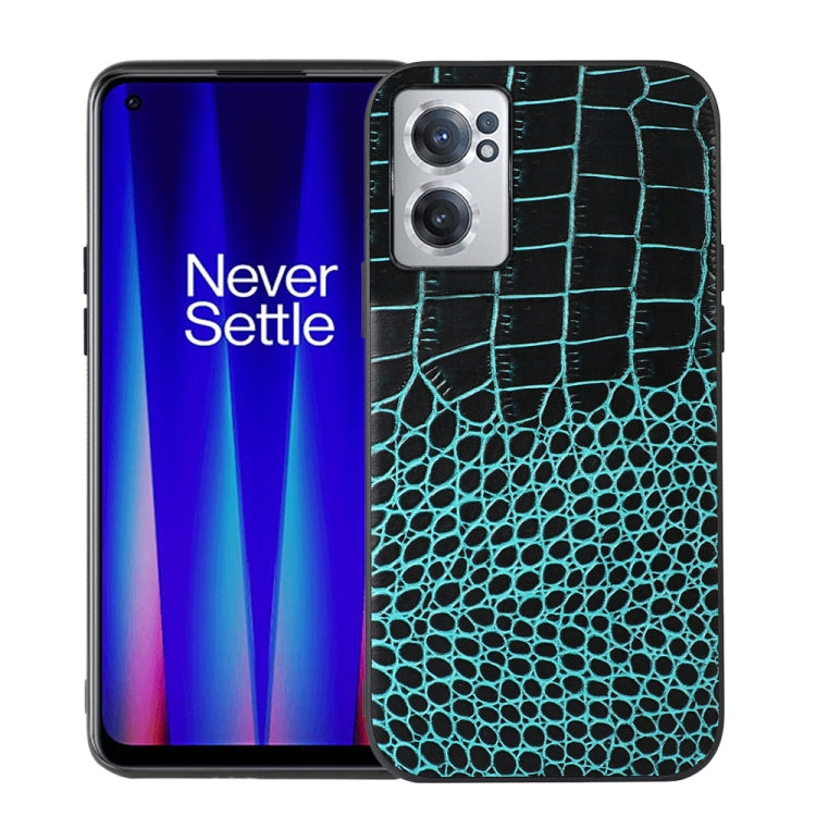 Custodia per telefono in pelle di vacchetta di coccodrillo, For OnePlus 10 Pro 5G, For OnePlus Nord CE 2 5G