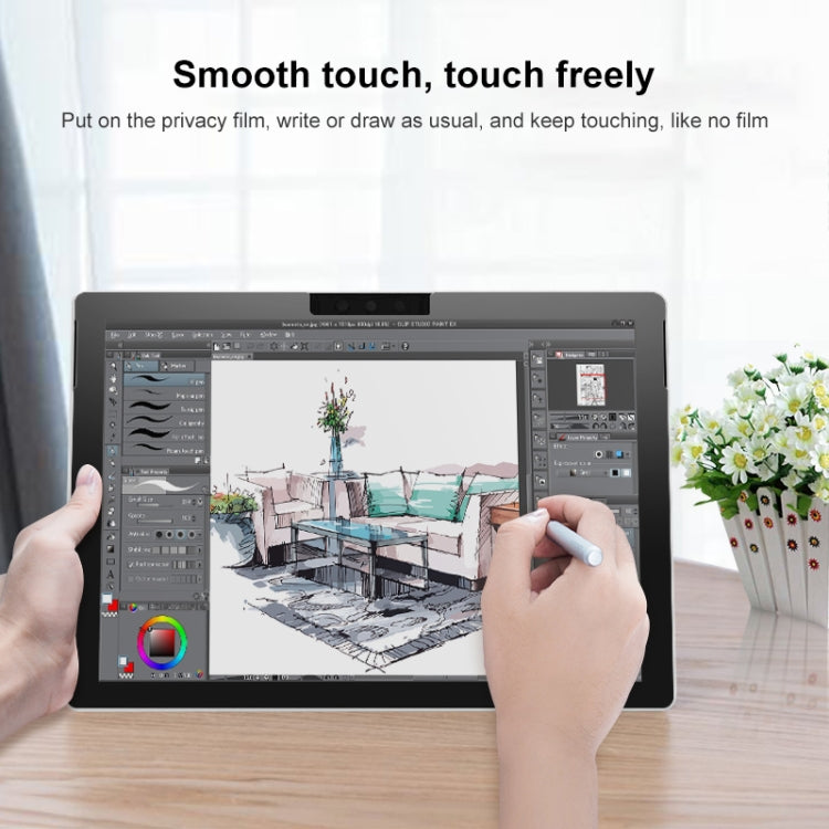 Pellicola anti-peeping per colla per telaio per laptop, For MicroSoft Surface Pro 4 / 5 / 6 / 7+, For MicroSoft Surface Book 1 / 2 / 3, For MicroSoft Surface Go 1 / 2 / 3, For MicroSoft Surface Laptop 1 / 2 / 3, For MicroSoft Surface Pro 8             ...