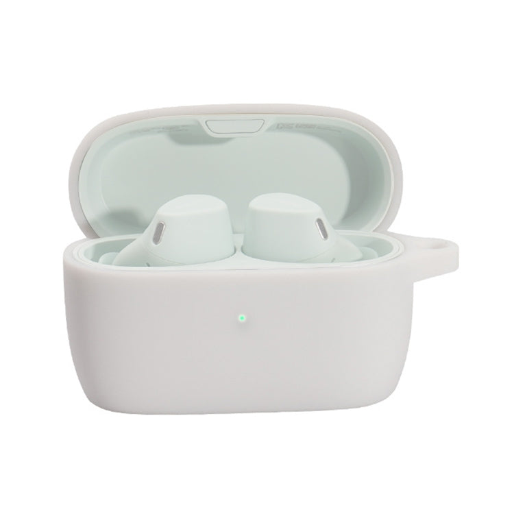 Custodia protettiva per auricolari in silicone tinta unita per Jabra Elite 4