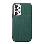 Custodia per telefono in PU con struttura in legno, For Xiaomi Redmi Note 11 Pro Global, For Samsung Galaxy A23 4G, For Samsung Galaxy A33 5G, For Samsung Galaxy A53 5G, For Samsung Galaxy A73 5G