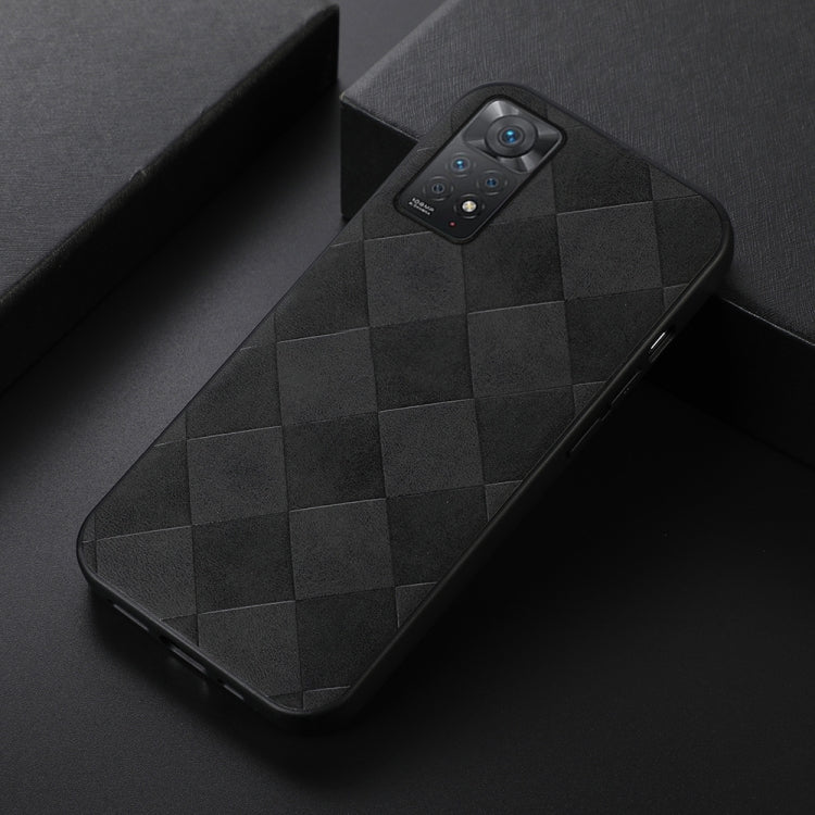 Custodia per telefono in PU scozzese intrecciata, For Xiaomi Redmi Note 11 Pro Global, For Samsung Galaxy A23 4G, For Samsung Galaxy A33 5G, For Samsung Galaxy A53 5G, For Samsung Galaxy A73 5G