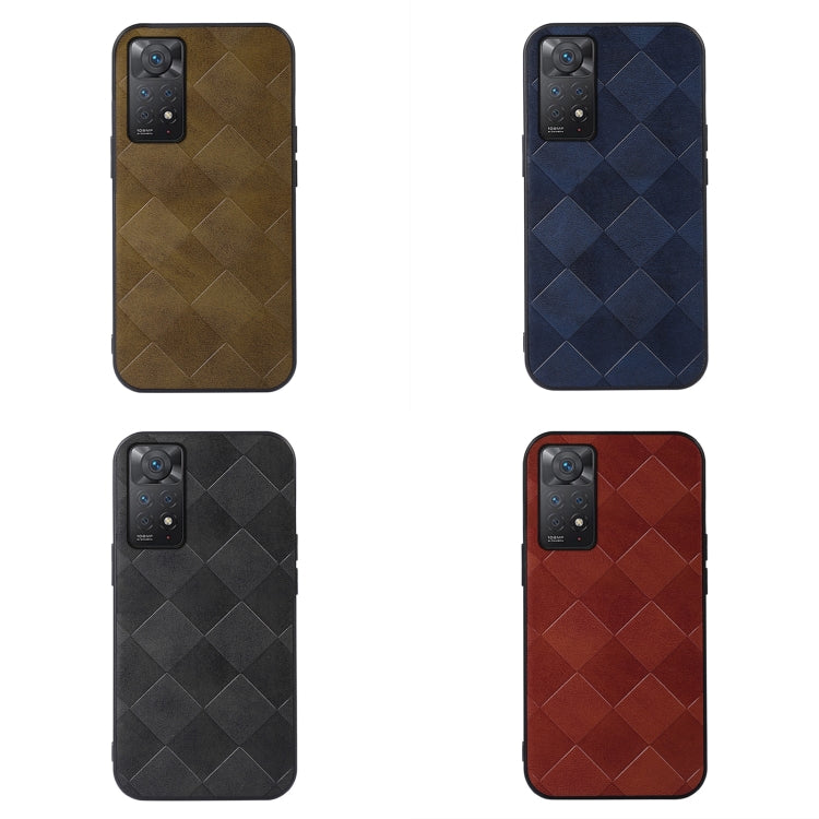 Custodia per telefono in PU scozzese intrecciata, For Xiaomi Redmi Note 11 Pro Global, For Samsung Galaxy A23 4G, For Samsung Galaxy A33 5G, For Samsung Galaxy A53 5G, For Samsung Galaxy A73 5G