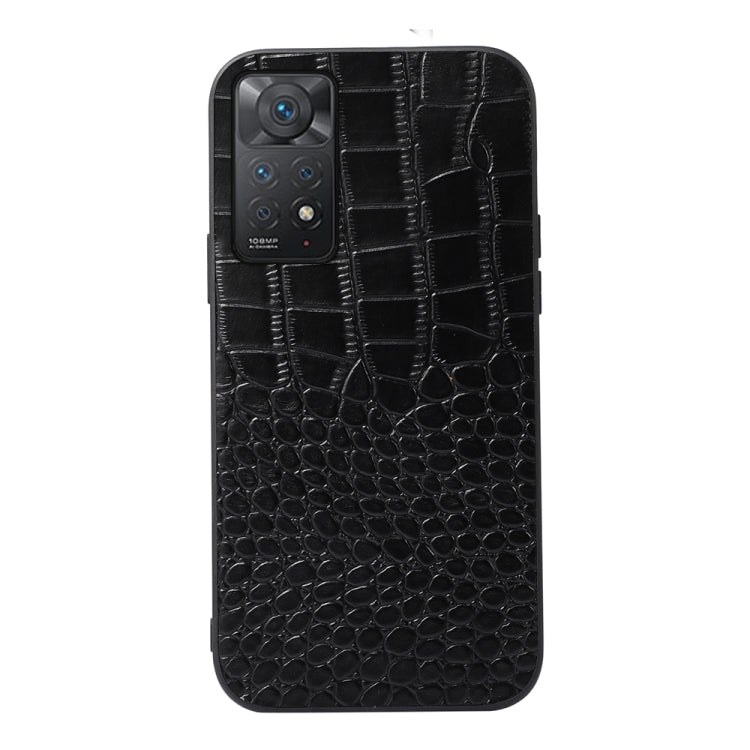 Custodia in pelle di vacchetta con strato superiore di coccodrillo, For Xiaomi Redmi Note 11 Pro Global, For Samsung Galaxy A23 4G, For Samsung Galaxy A33 5G, For Samsung Galaxy A53 5G, For Samsung Galaxy A73 5G
