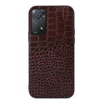 Custodia in pelle di vacchetta con strato superiore di coccodrillo, For Xiaomi Redmi Note 11 Pro Global, For Samsung Galaxy A23 4G, For Samsung Galaxy A33 5G, For Samsung Galaxy A53 5G, For Samsung Galaxy A73 5G