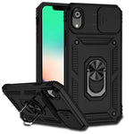 Custodia con copertura scorrevole per iPhone XS e X
