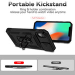 Custodia con copertura scorrevole per iPhone XS e X