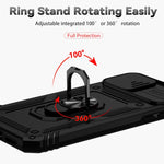 Custodia con copertura scorrevole per iPhone XS e X