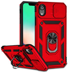 Custodia con copertura scorrevole per iPhone XS e X