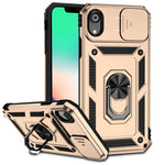 Custodia con copertura scorrevole per iPhone XS e X