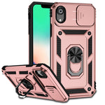 Custodia con copertura scorrevole per iPhone XS e X