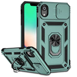 Custodia con copertura scorrevole per iPhone XS e X