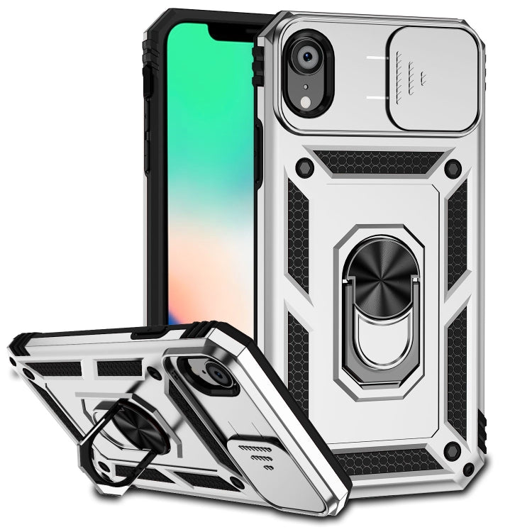 Custodia con copertura scorrevole per iPhone XS e X