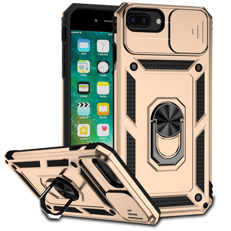 Custodia con copertura scorrevole per iPhone 8 Plus e 7 Plus