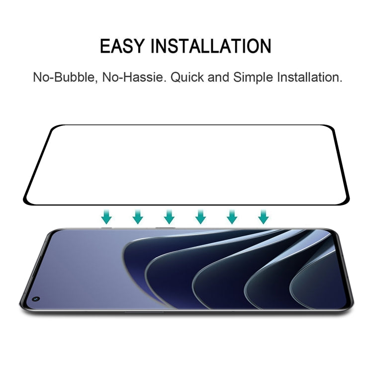 Pellicola in vetro temperato a schermo intero con bordo curvo 3D da 25 pezzi, For OnePlus 10 Pro(25 PCS)