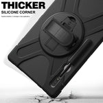 Silicone + custodia per tablet PC, For Samsung Galaxy Tab S8 Ultra