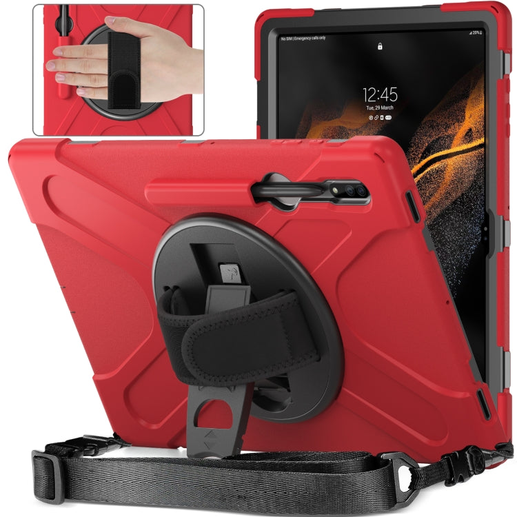 Silicone + custodia per tablet PC, For Samsung Galaxy Tab S8 Ultra