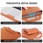 Borsa multifunzionale per laptop con supporto per tappetino per mouse, 12 inch, 13 inch, 15 inch