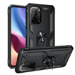 Custodia per telefono antiurto in TPU + PC con supporto girevole a 360 gradi, For Xiaomi Poco F3, For Xiaomi Redmi 10C, For Xiaomi Redmi Note 11 Pro