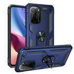 Custodia per telefono antiurto in TPU + PC con supporto girevole a 360 gradi, For Xiaomi Poco F3, For Xiaomi Redmi 10C, For Xiaomi Redmi Note 11 Pro