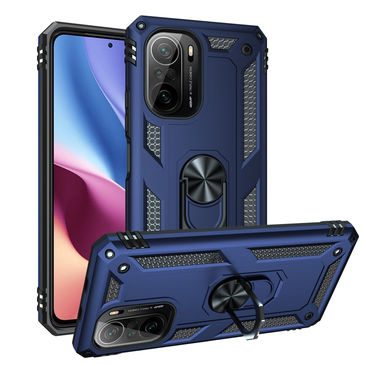 Custodia per telefono antiurto in TPU + PC con supporto girevole a 360 gradi, For Xiaomi Poco F3, For Xiaomi Redmi 10C, For Xiaomi Redmi Note 11 Pro