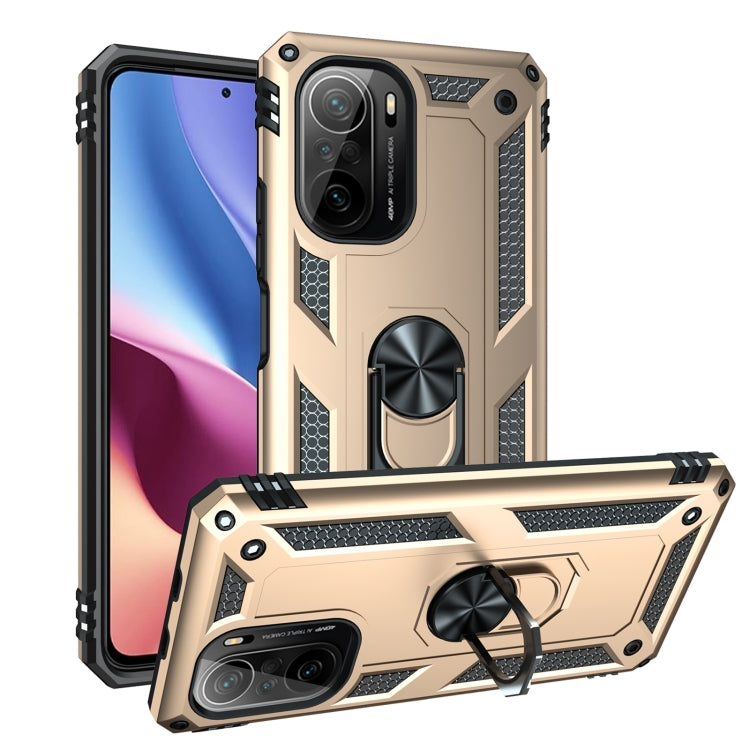 Custodia per telefono antiurto in TPU + PC con supporto girevole a 360 gradi, For Xiaomi Poco F3, For Xiaomi Redmi 10C, For Xiaomi Redmi Note 11 Pro