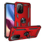 Custodia per telefono antiurto in TPU + PC con supporto girevole a 360 gradi, For Xiaomi Poco F3, For Xiaomi Redmi 10C, For Xiaomi Redmi Note 11 Pro