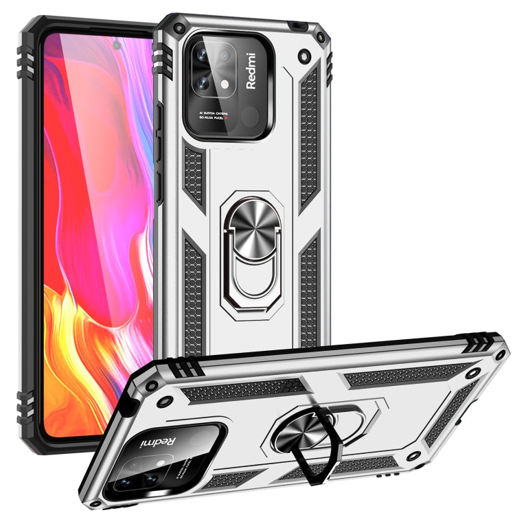 Custodia per telefono antiurto in TPU + PC con supporto girevole a 360 gradi, For Xiaomi Poco F3, For Xiaomi Redmi 10C, For Xiaomi Redmi Note 11 Pro