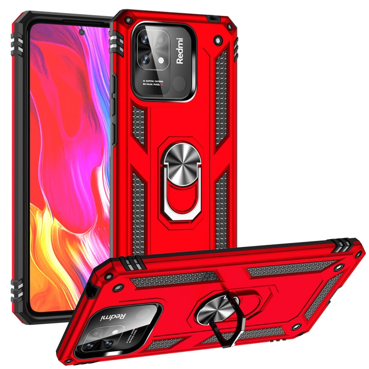 Custodia per telefono antiurto in TPU + PC con supporto girevole a 360 gradi, For Xiaomi Poco F3, For Xiaomi Redmi 10C, For Xiaomi Redmi Note 11 Pro