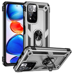 Custodia per telefono antiurto in TPU + PC con supporto girevole a 360 gradi, For Xiaomi Poco F3, For Xiaomi Redmi 10C, For Xiaomi Redmi Note 11 Pro