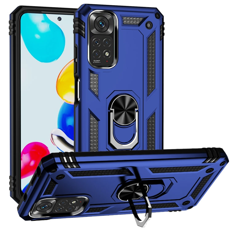 Custodia per telefono antiurto in TPU + PC con supporto girevole a 360 gradi, For Xiaomi Redmi Note 11S
