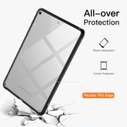 Custodia per tablet antiurto trasparente in PC + TPU, For iPad mini 2019, For iPad 10.2 inch 2021 / 2019