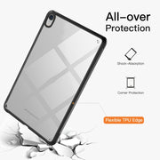 Custodia per tablet antiurto trasparente in PC + TPU, For iPad mini 2024 / mini 6, For iPad 9.7 inch 2017 / 2018, For iPad Air 2020 / 2022, For iPad Pro 11 inch 2021, For iPad Pro 11 inch 2020, For iPad Pro 11 inch 2018