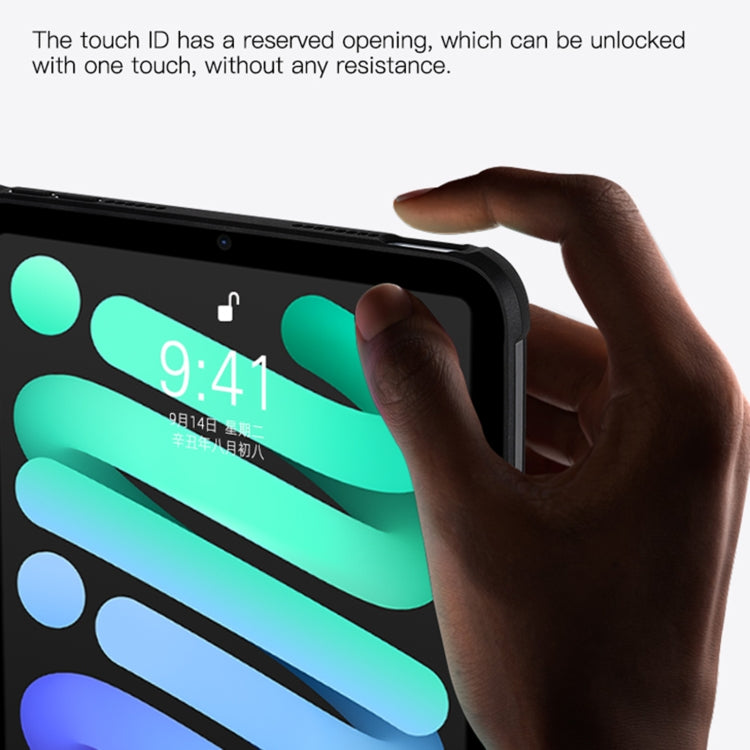 Custodia tablet trasparente PC TPU con stand per iPad mini 2019