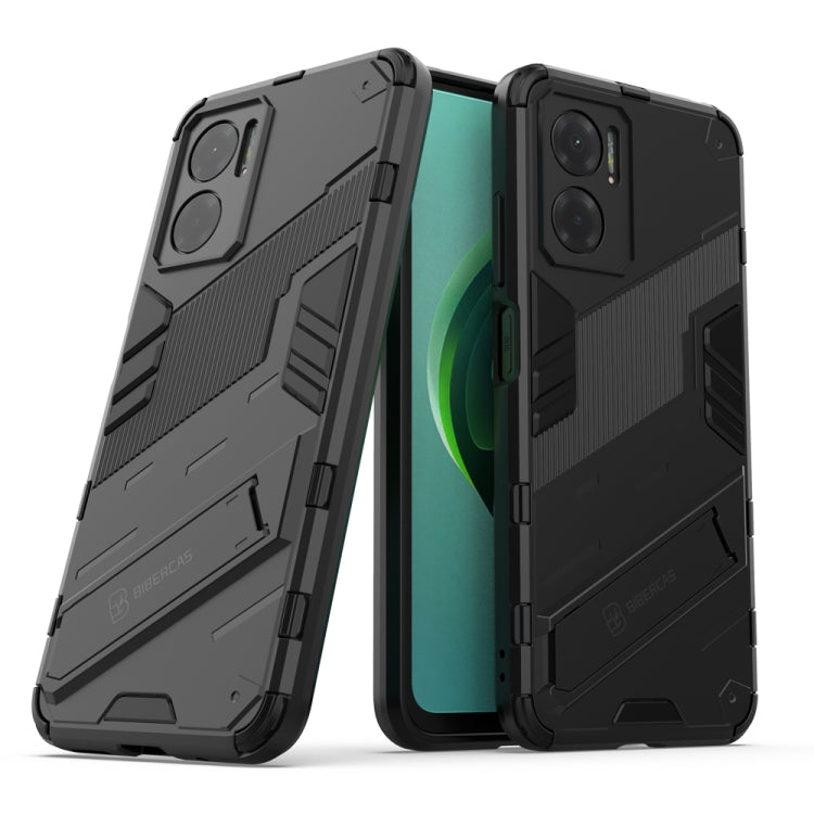 Punk Armor 2 in 1 PC + custodia per telefono antiurto in TPU con supporto invisibile, For Xiaomi Redmi Note 11E 5G China