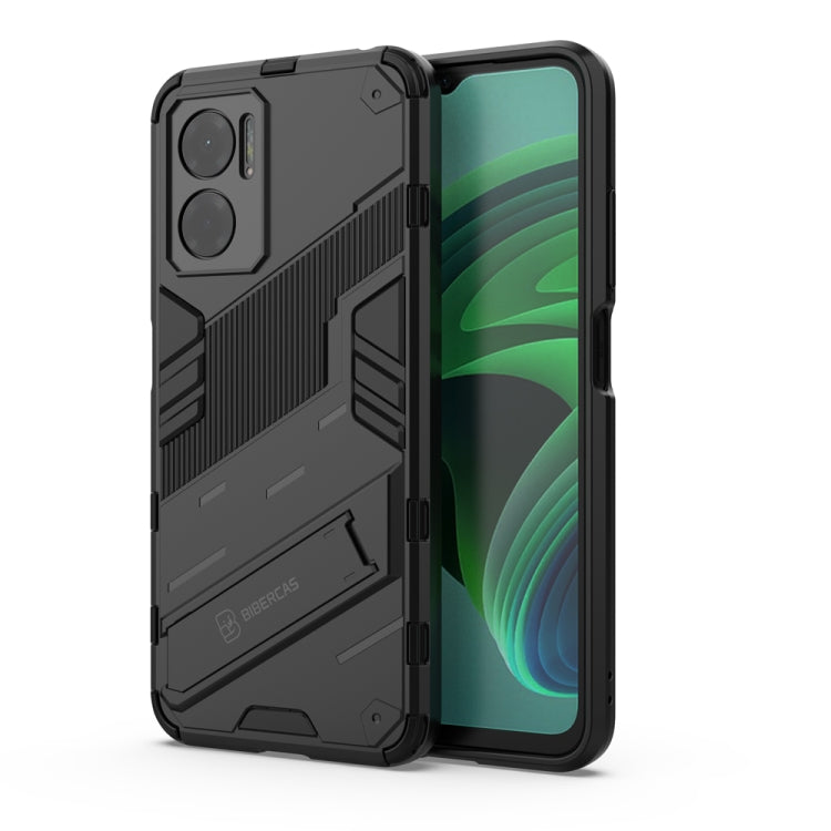 Punk Armor 2 in 1 PC + custodia per telefono antiurto in TPU con supporto invisibile, For Xiaomi Redmi Note 11E 5G China