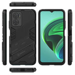 Punk Armor 2 in 1 PC + custodia per telefono antiurto in TPU con supporto invisibile, For Xiaomi Redmi Note 11E 5G China