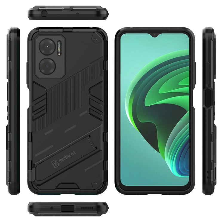 Punk Armor 2 in 1 PC + custodia per telefono antiurto in TPU con supporto invisibile, For Xiaomi Redmi Note 11E 5G China