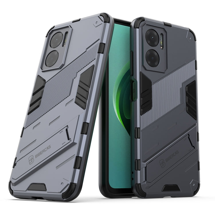 Punk Armor 2 in 1 PC + custodia per telefono antiurto in TPU con supporto invisibile, For Xiaomi Redmi Note 11E 5G China