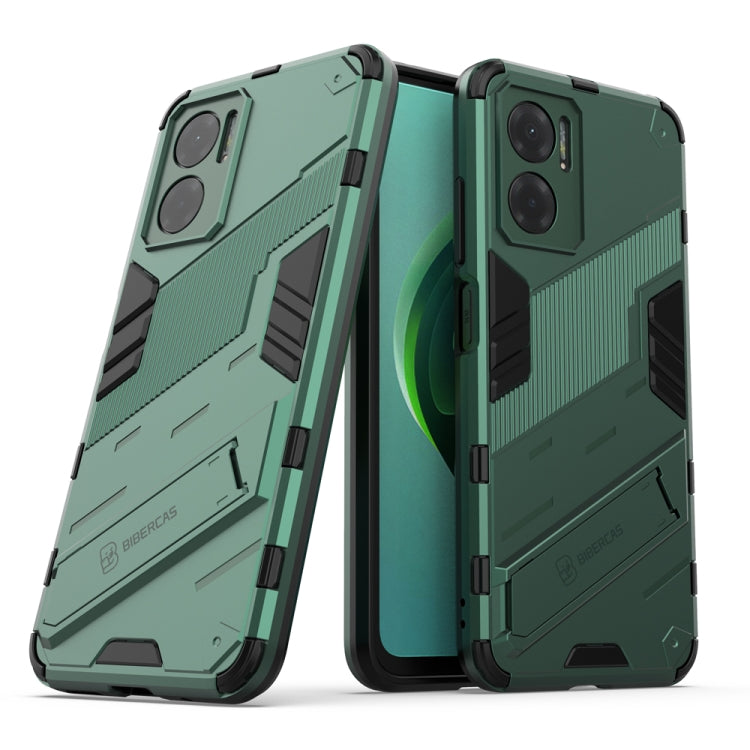 Punk Armor 2 in 1 PC + custodia per telefono antiurto in TPU con supporto invisibile, For Xiaomi Redmi Note 11E 5G China