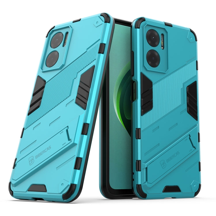 Punk Armor 2 in 1 PC + custodia per telefono antiurto in TPU con supporto invisibile, For Xiaomi Redmi Note 11E 5G China