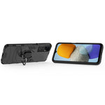 Custodia protettiva antiurto per PC + TPU con supporto per anello magnetico, For Samsung Galaxy M23 / F23