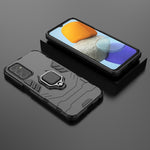 Custodia protettiva antiurto per PC + TPU con supporto per anello magnetico, For Samsung Galaxy M23 / F23