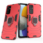 Custodia protettiva antiurto per PC + TPU con supporto per anello magnetico, For Samsung Galaxy M23 / F23